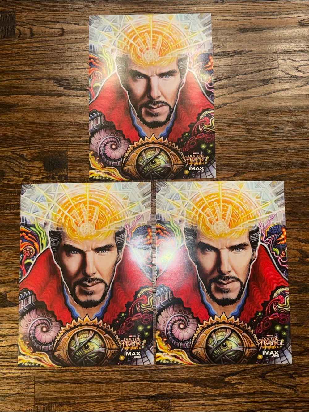 Doctor Strange (2016) Original Movie Posters ALC IMAX BUNDLE set Of 3